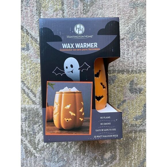 Huntington Home Pumpkin /Bat Wax Warmer - Picture 1 of 5